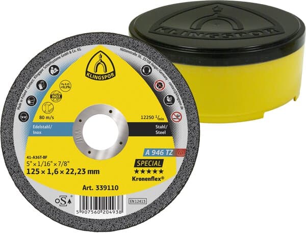 Klingspor Kapskiva A946TZ Special Rakt Nav 180x1,6x22,23mm