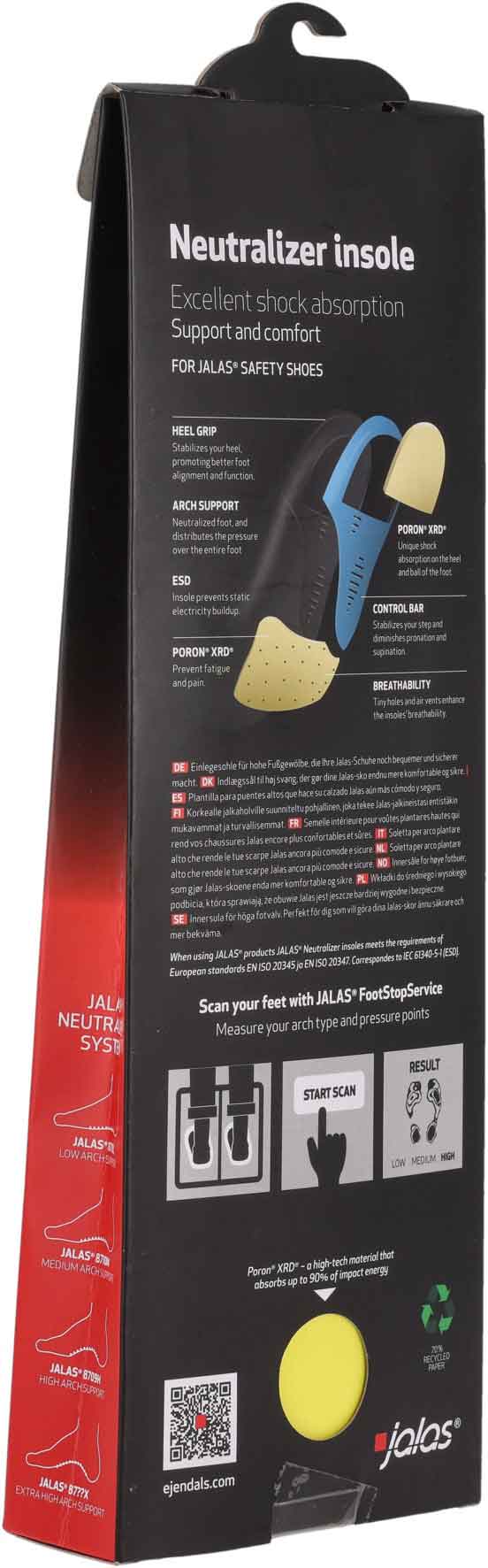 JALAS NEUTRALIZER Sula för högt fotvalv