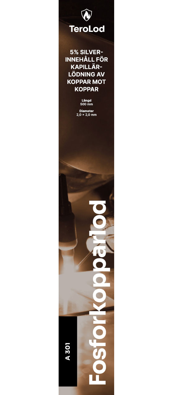 Terolod Fosforkopparlod A 301 - 2,0 x 2,0 mm SB-pack