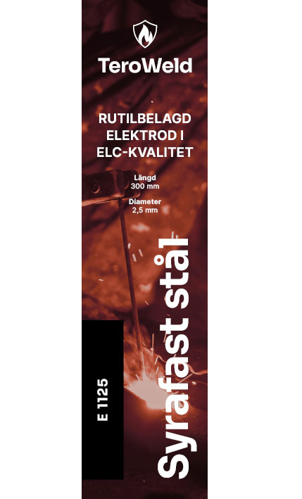 Teroweld rutil belagd elektrod E 1125 2,5 mm SB-Pack
