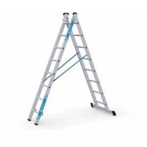 Trapp- & utskjutsstege Kombi 2 x 8 steg.