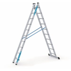 Trapp- & utskjutsstege Kombi 2 x 10 steg.