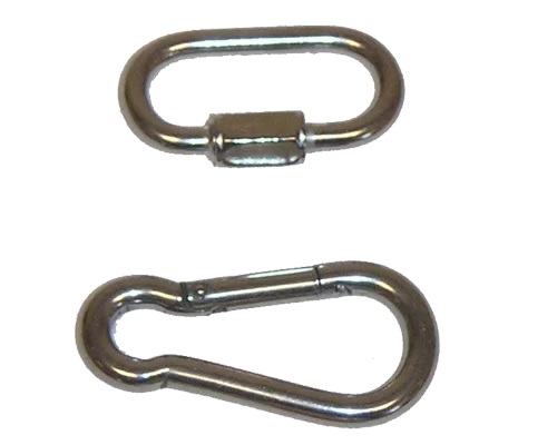 Teddington Snabblänk rostfri ø 4 mm