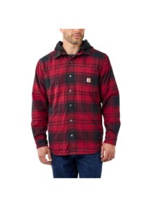CARHARTT Flanell skjortsjacka med fleese foder 105621