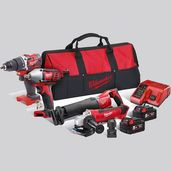 Verktygspaket från Milwaukee. Bilden leder också till Makita verktygspaket. Många till mycket bra pris.