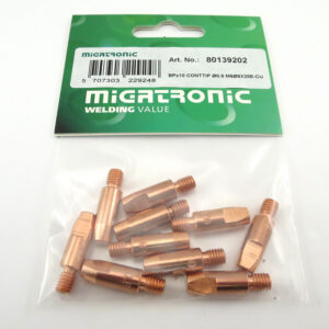 Migatronic Kontaktrör ø0,8 M6 ø8x28mm E-Cu 10-pack.
