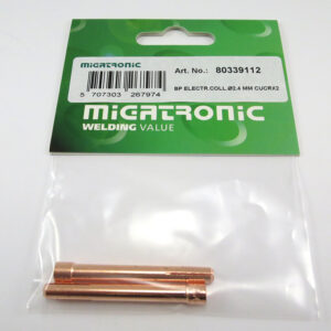 Migatronic Spännhylsa ø2,4 mm CuCr, TIG 201/221/401 2-pack.