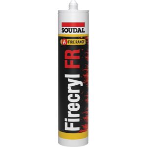 SOUDAL Brandakrylfogmassa Firecryl FR Vit 310ml.