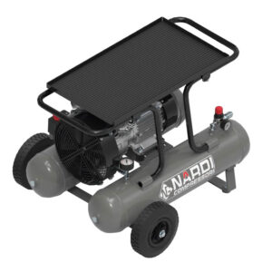 oljefri kolvkompressor 2,5 hk 380 l/min dubbel tank.