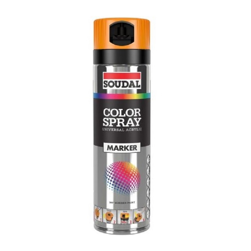 ROUDAL Markeringsspray fluo Orange 500ml.
