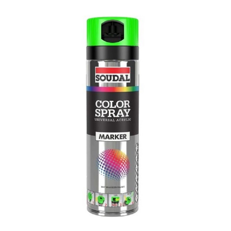 ROUDAL Markeringsspray fluo Grön 500ml.