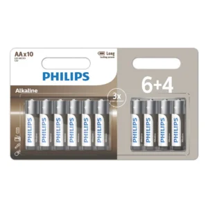 Philips batteri AA/LR6 10-P.