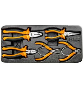 NEO Tools tångsats 84-230 – verktygsmodul med 5 tänger.