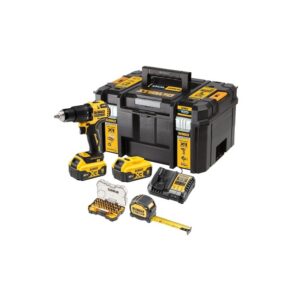 Slagborrmaskin, kolborstfri med tillbehörsset.