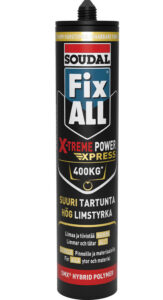 Fix ALL X-treme Power Express – snabbhärdande, extremt starkt monteringslim.