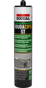 Soudal Soudacryl ST vit 300 ml akrylfogmassa.