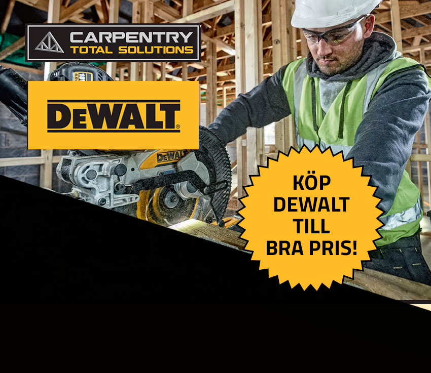 DEWALT är ett nytt varumärke hos Vepax fr o m mars 2026.