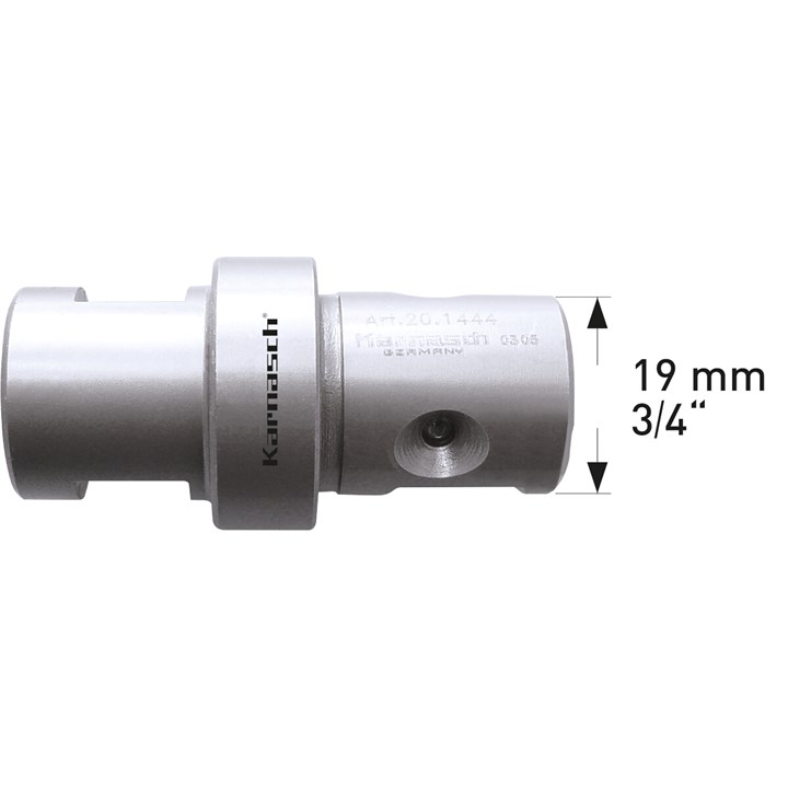 Karnasch Adapter för hålsåg Nitto/Universal 19 mm (3/4").