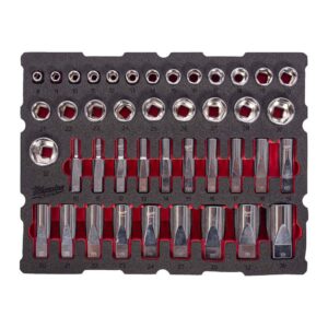 ½" Hylssats i PACKOUT™ skuminlägg 42 delar.