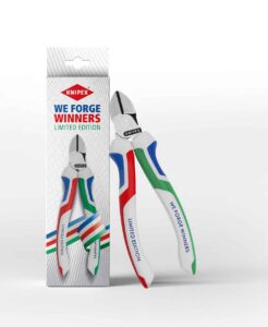 KNIPEX WE FORGE WINNERS Limited Edition sidavbitare 160 mm modell 70 02 160 S8.