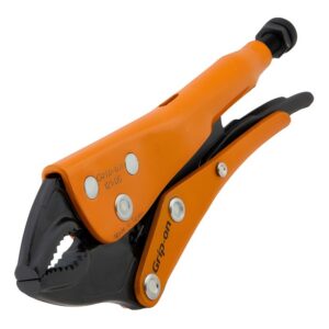 Svetstång böjda räfflade käftar med avbitare 0-32mm.