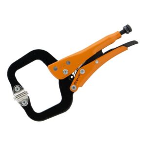 Svetstång C-klämma med svivlande plattor 0-50mm.