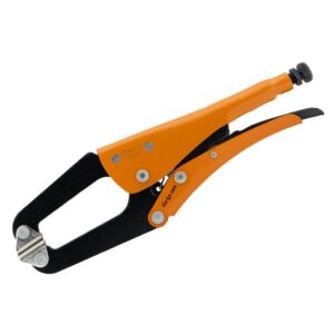 Svetstång med tryckplattor, självjusterande käftar 0-100mm.