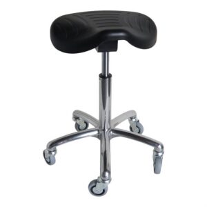 Sadelstol Jockey PU mellan ergonomisk arbetsstol.