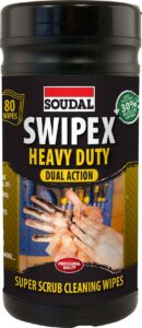 Soudal Swipex Heavy Duty rengöringsdukar 80 st i burk.