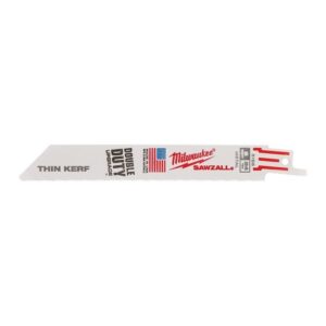 Milwaukee THIN KERF™ tigersågblad för metall 150 mm 24 TPI 5-pack.