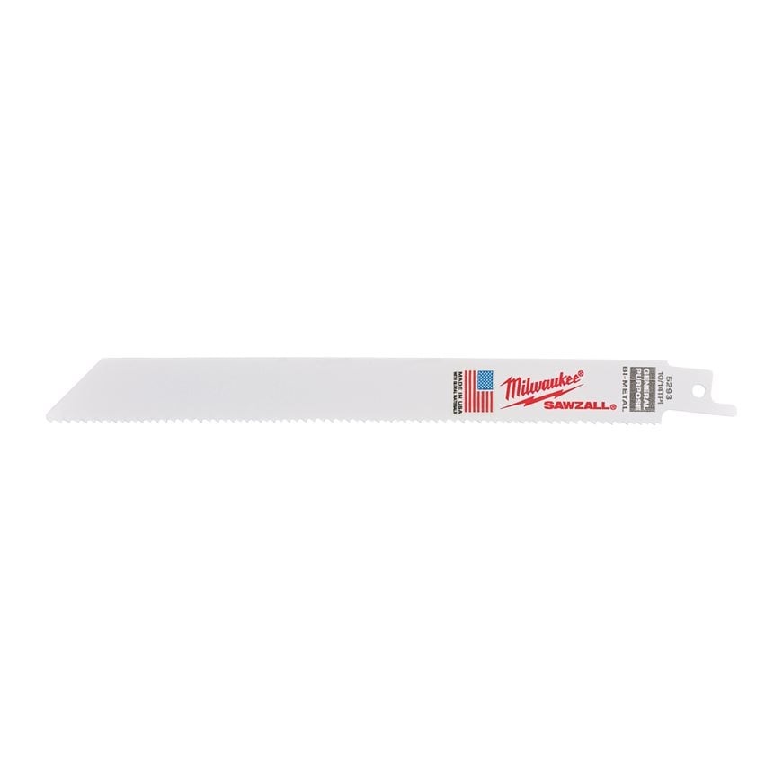 Milwaukee Universal tigersågblad 200 mm 10/14 TPI 5-pack artikelnummer 48475193.