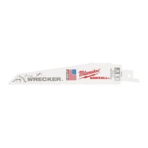 Milwaukee WRECKER tigersågblad 150 mm 7/11 TPI 5-pack.