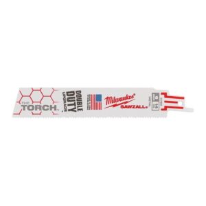 Milwaukee TORCH Heavy Duty tigersågblad för metall 150 mm 14 TPI 5-pack.