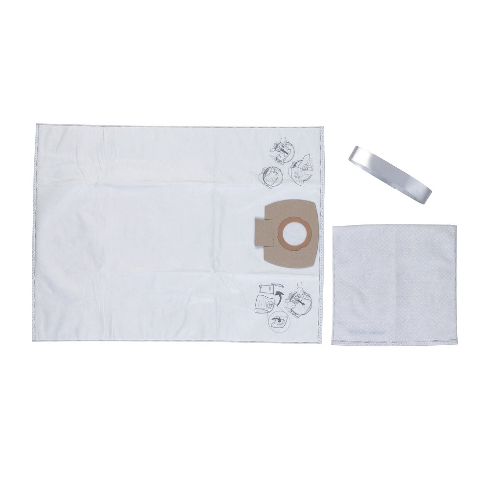 Dammsugarpåsar Fleece AS250ECP 25L 5-pack.