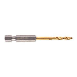 Metallborr HSSG-TIN ¼″ HEX Ø3,3mm 2-pack.