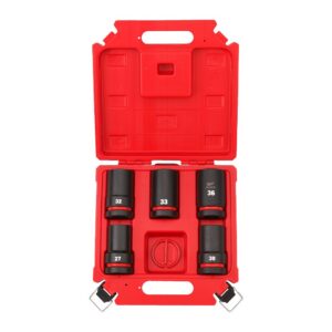 Krafthylssats 1” Lång SHOCKWAVE™ 5 delar.