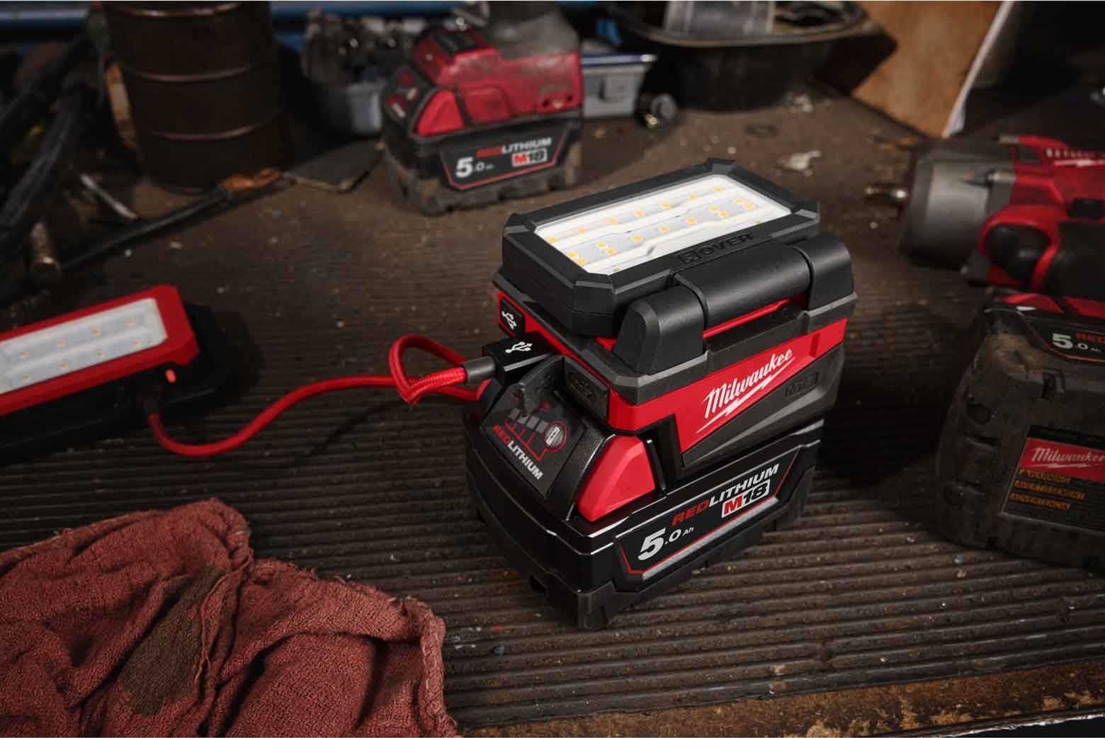 Milwaukee Arbetsbelysning M18 ALIS-0 – 1000 lumen - Bild 4