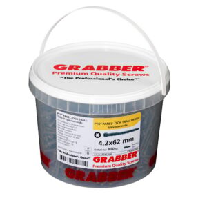 Grabber PTX62UH panelskruv trallskruv 4,2x62 mm C4 800 st.