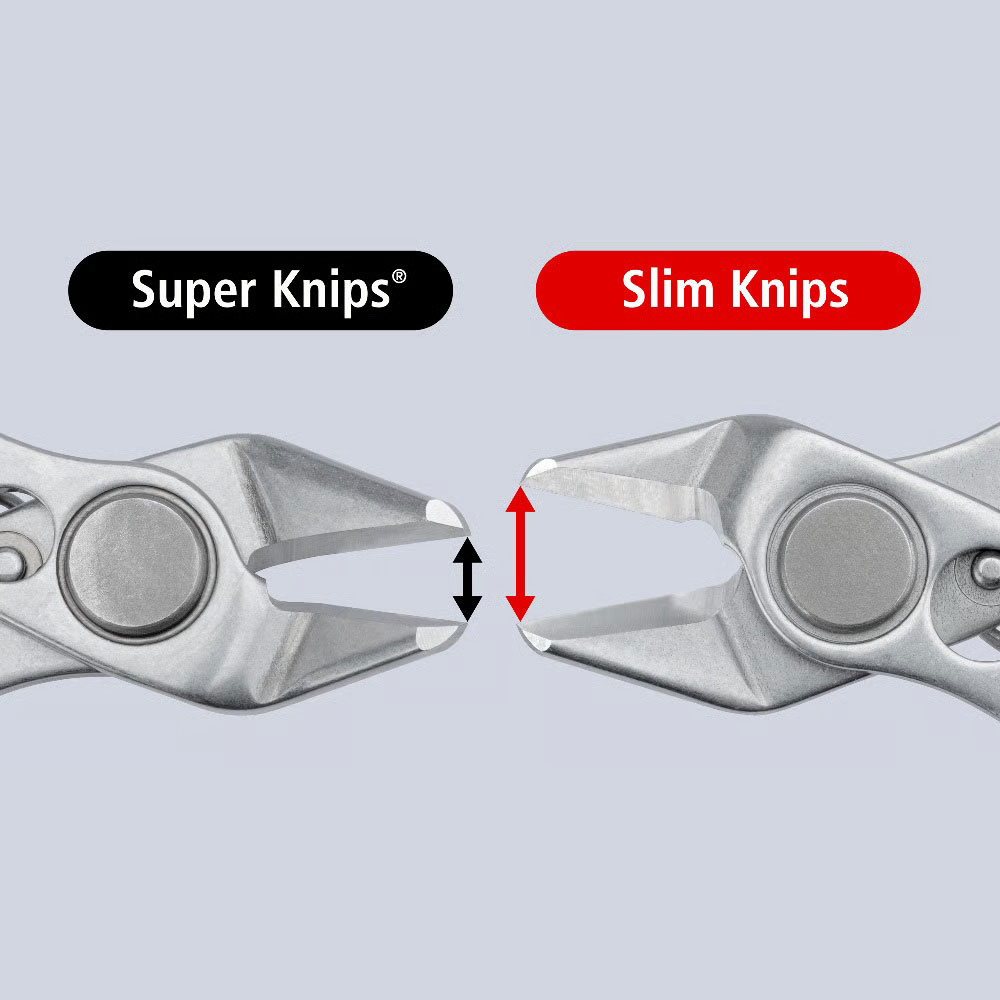 KNIPEX Slim Knips i bältesfodral Precisionsidavbitare - Bild 2