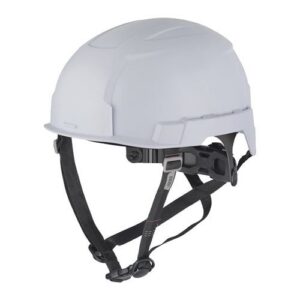 Milwaukee BOLT™ 200 Hi-Vis gul ventilerad skyddshjälm med Lexan™-skal och BOLT™-system.