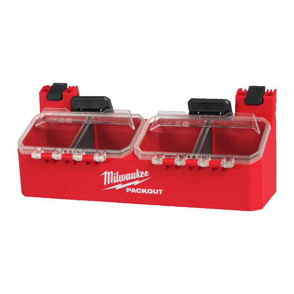 Milwaukee Packout 2-facksbehållare Sidofäste.