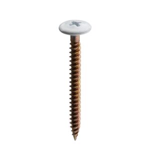 Grabber BH45VITC vit montageskruv 4,2 × 45 mm med PH2-fäste.