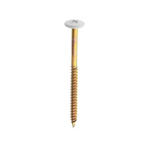 Grabber BH65VITC vit montageskruv 4,2 × 65 mm med PH2-fäste.
