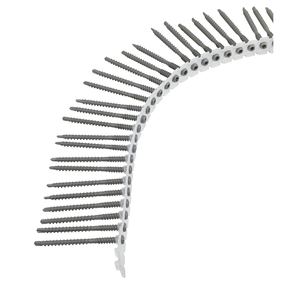 Grabber CPTX55U1000 bandad trall- och panelskruv 4,2 × 55 mm i förpackning om 1 000 stycken.