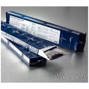 BÖHLER FOX EV 50 basisk svetselektrod 3,2 × 450 mm i Dry System-förpackning om 2,2 kg.