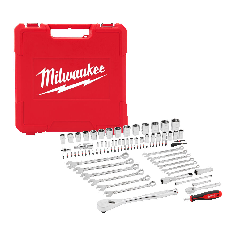 Milwaukee Mekanikersats 1/4" & 1/2" 87DEL - Bild 4