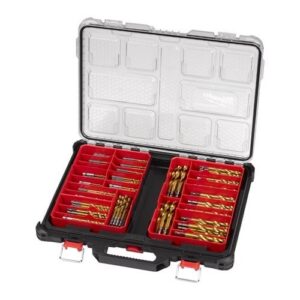 Milwaukee RED HEX SHOCKWAVE HSS-G TiN metallborrset 220 delar 4932502132.