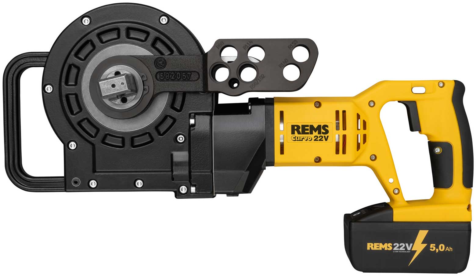 REMS Curvo 22V Set 15+18+22+28 – Batteridriven rörbockare - Bild 2