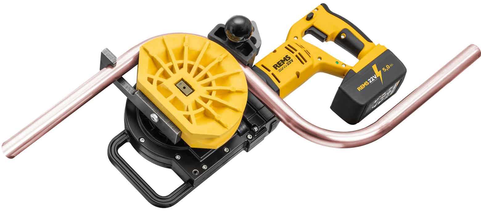 REMS Curvo 22V Set 12+15+18+22+28 R102 – Rörbockare för koppar, rostfritt & C-stål - Bild 4