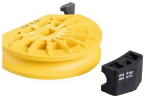 REMS Bockschablon Cu med glidstycke Ø 28 mm R102 artikelnummer 581070.